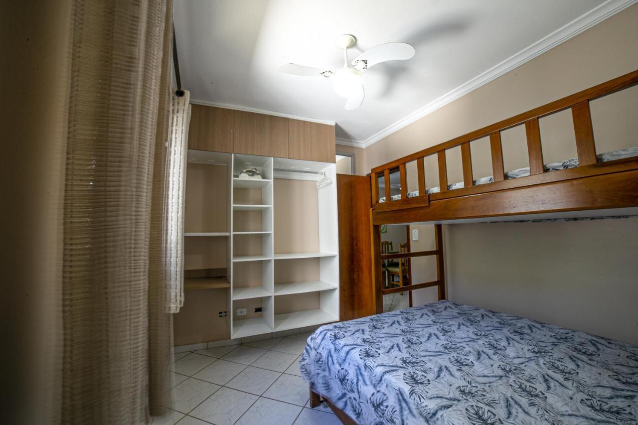 Apto 22E Ar Condicionado E Ventilador, 2 Quartos, Churrasqueira, Elevador E Piscina Ubatuba Dış mekan fotoğraf